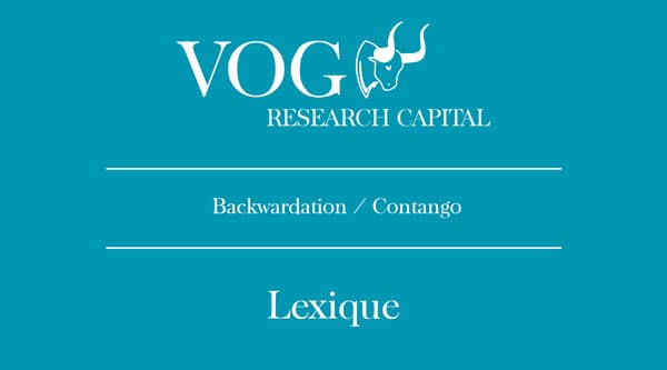 Backwardation / Contango